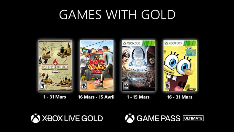 Games With Gold mars 2022 : la liste des 4 jeux Xbox gratuits | Xbox One -  Xboxygen